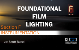 Foundational Film lighting section F Instrumentation